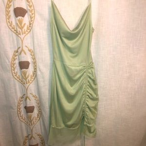 Light sage green dress